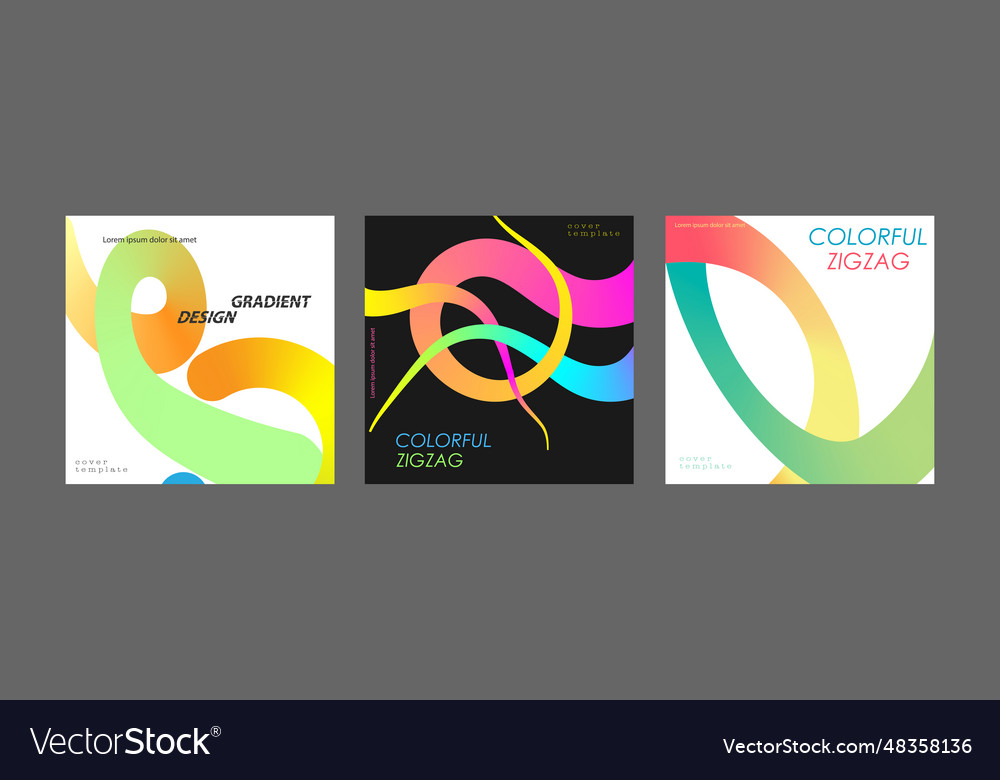 Gradient smooth lines minimalistic colorful vector image Gradient smooth lines minimalistic colorful