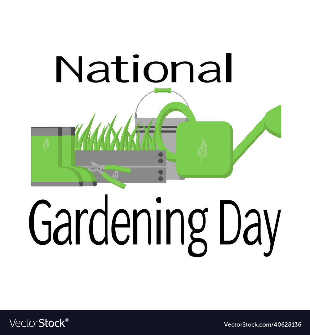 National gardening day garden tools