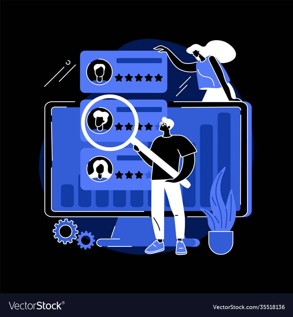 Performance rating abstract concept Vector Image Performance rating abstract concept