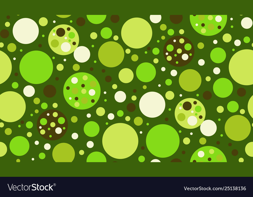 Seamless repeating pattern colored circles vector image Seamless repeating pattern colored circles