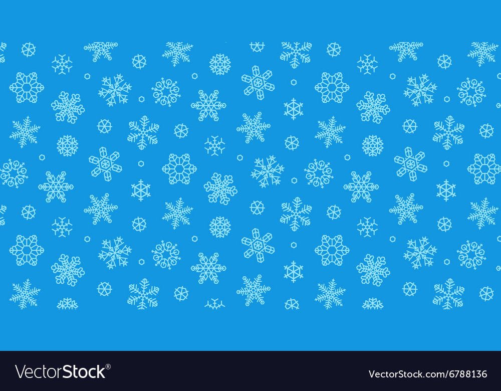 Snowflake Seamless Pattern