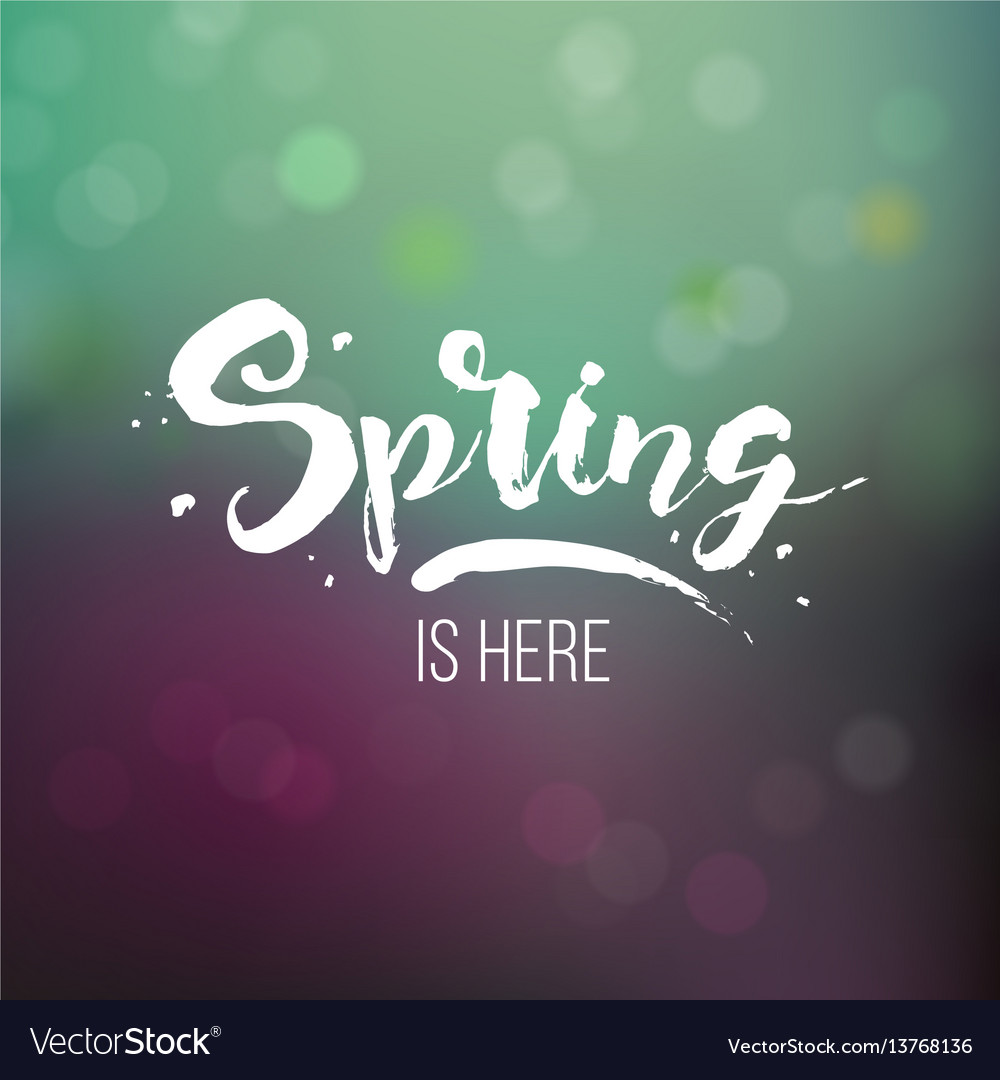 Spring Bokeh Background
