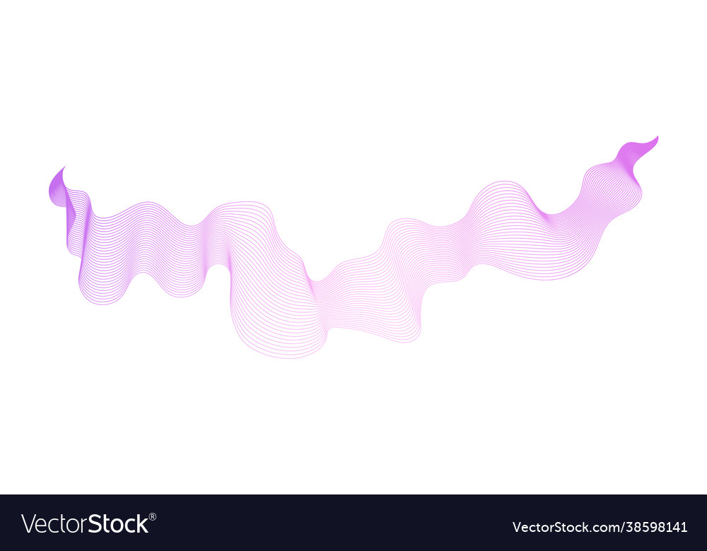 Abstract backdrop with wave gradient lines vector image Abstract backdrop with wave gradient lines