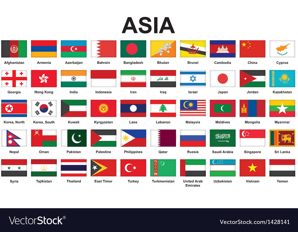 flags-of-asia-with-names