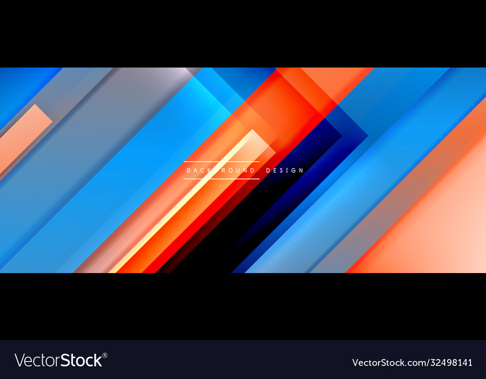 Dynamic lines on fluid color gradient trendy vector image Dynamic lines on fluid color gradient trendy