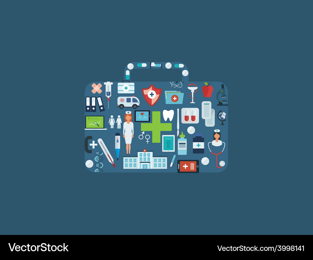 Flat design modern concept Royalty Free Vector Image