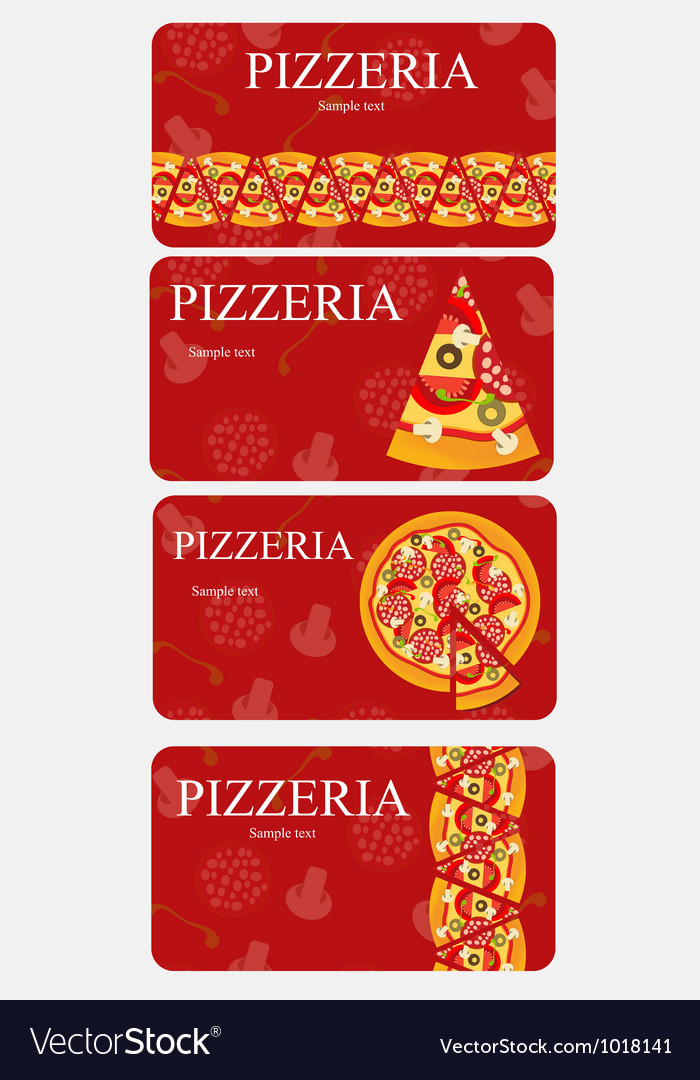 Pizza menu template