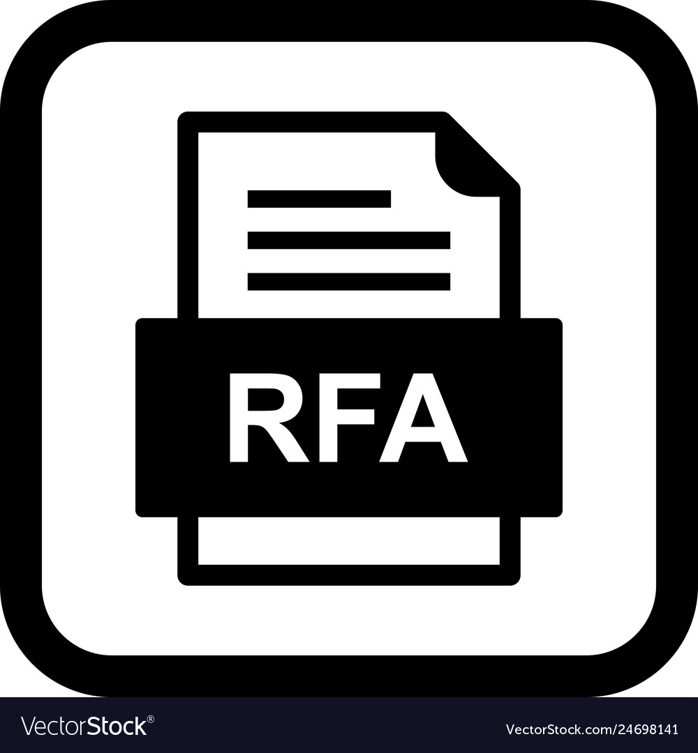 Rfa file document icon