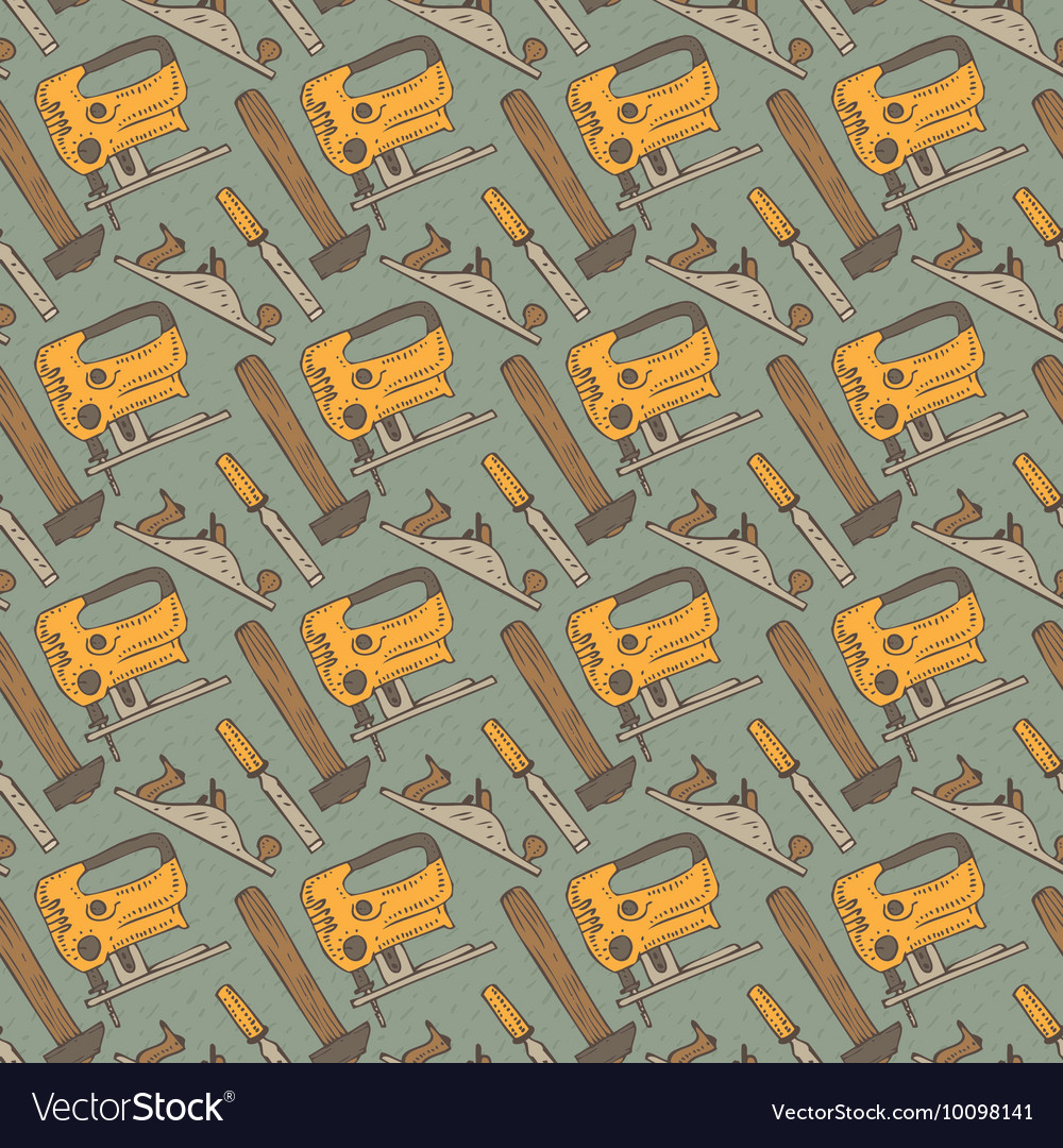 Seamless pattern with tools