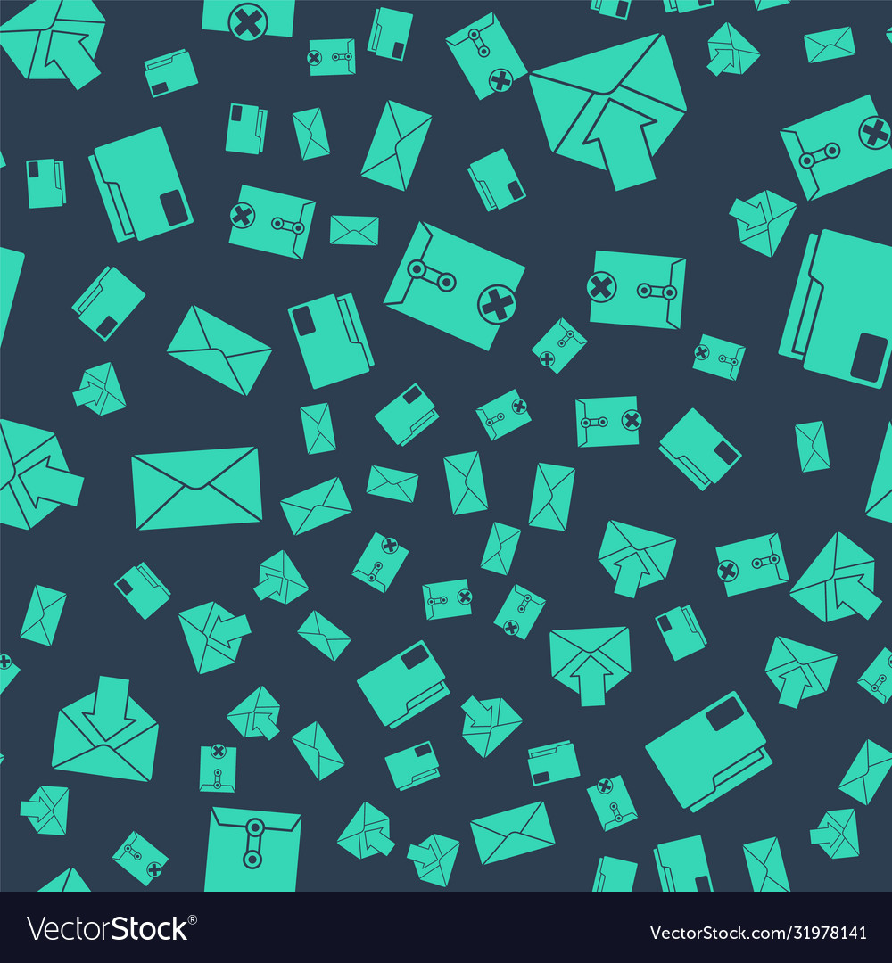 Set delete envelope vector image Set delete envelope