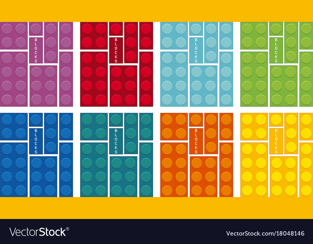 Background template with different color blocks