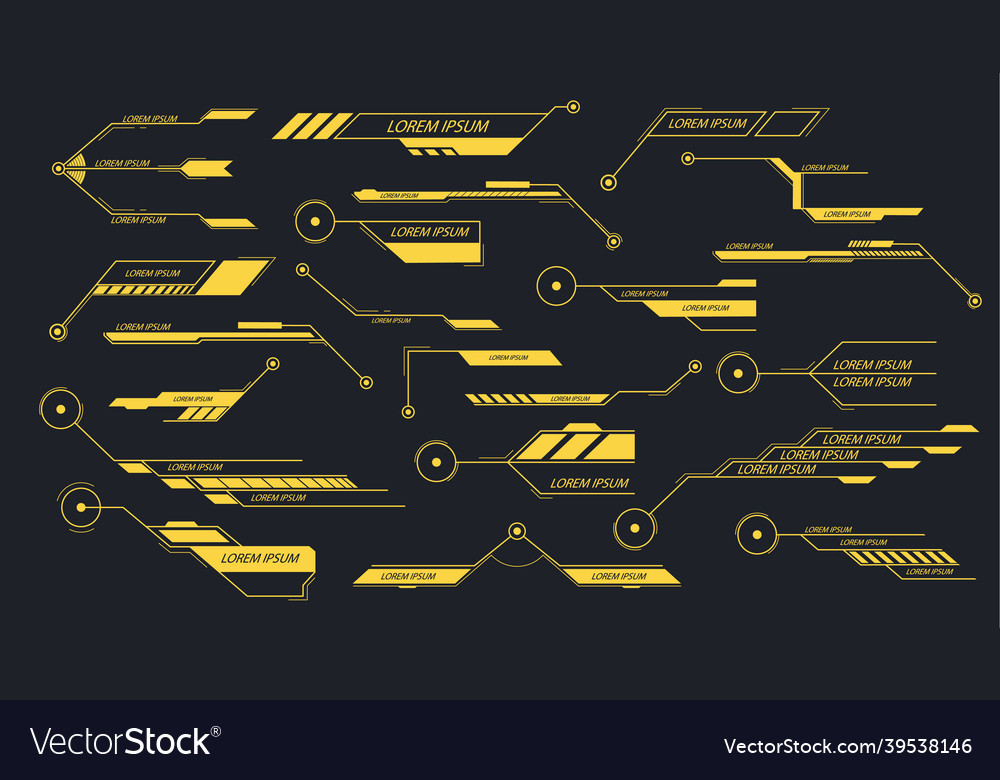 Editable callouts for text graphs and charts vector image Editable callouts for text graphs and charts