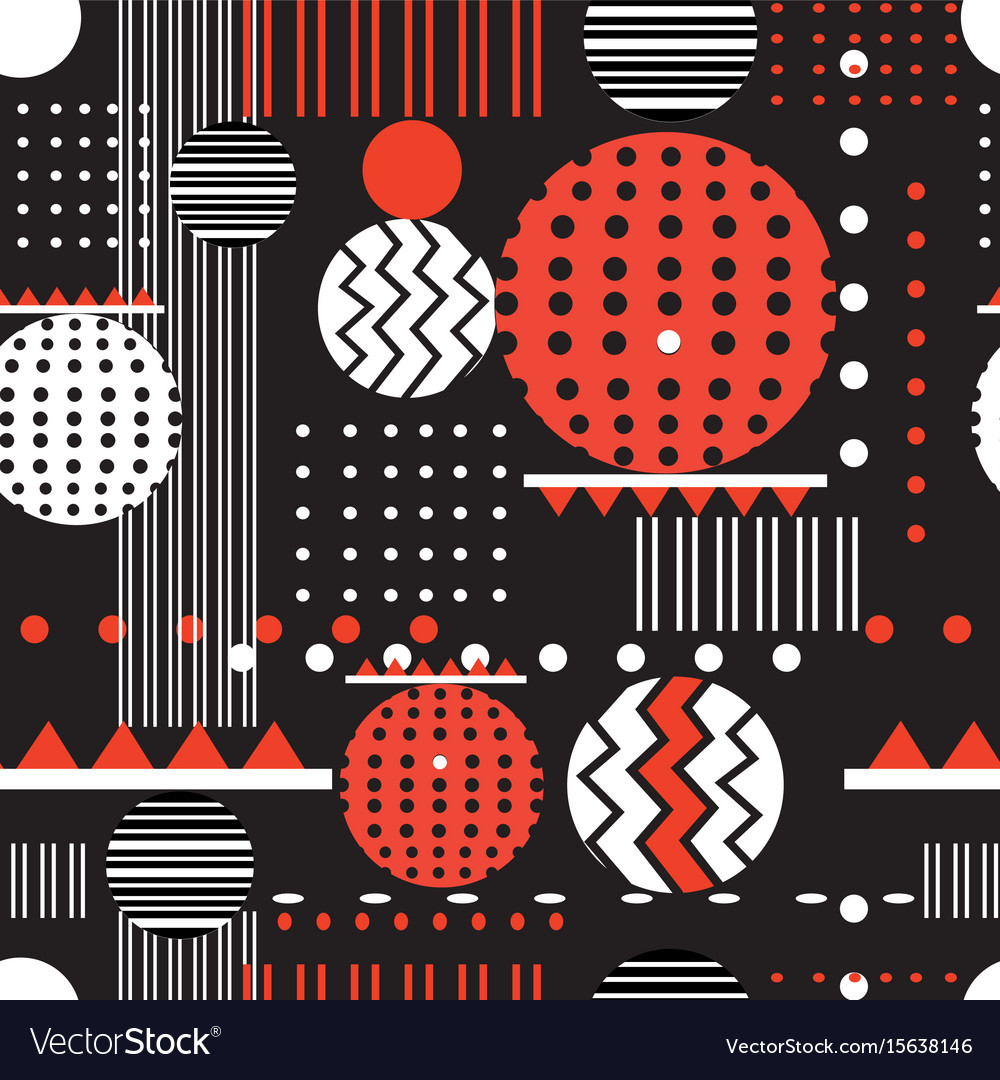 Geometric Pattern - Dark Background