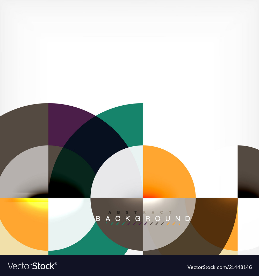 Minimal circle abstract background design Vector Image Minimal circle abstract background design
