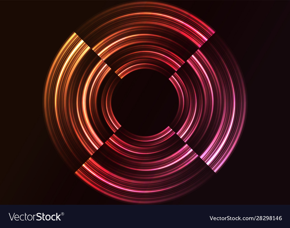 Multicolor abstract circle slice layer background Vector Image Multicolor abstract circle slice layer background