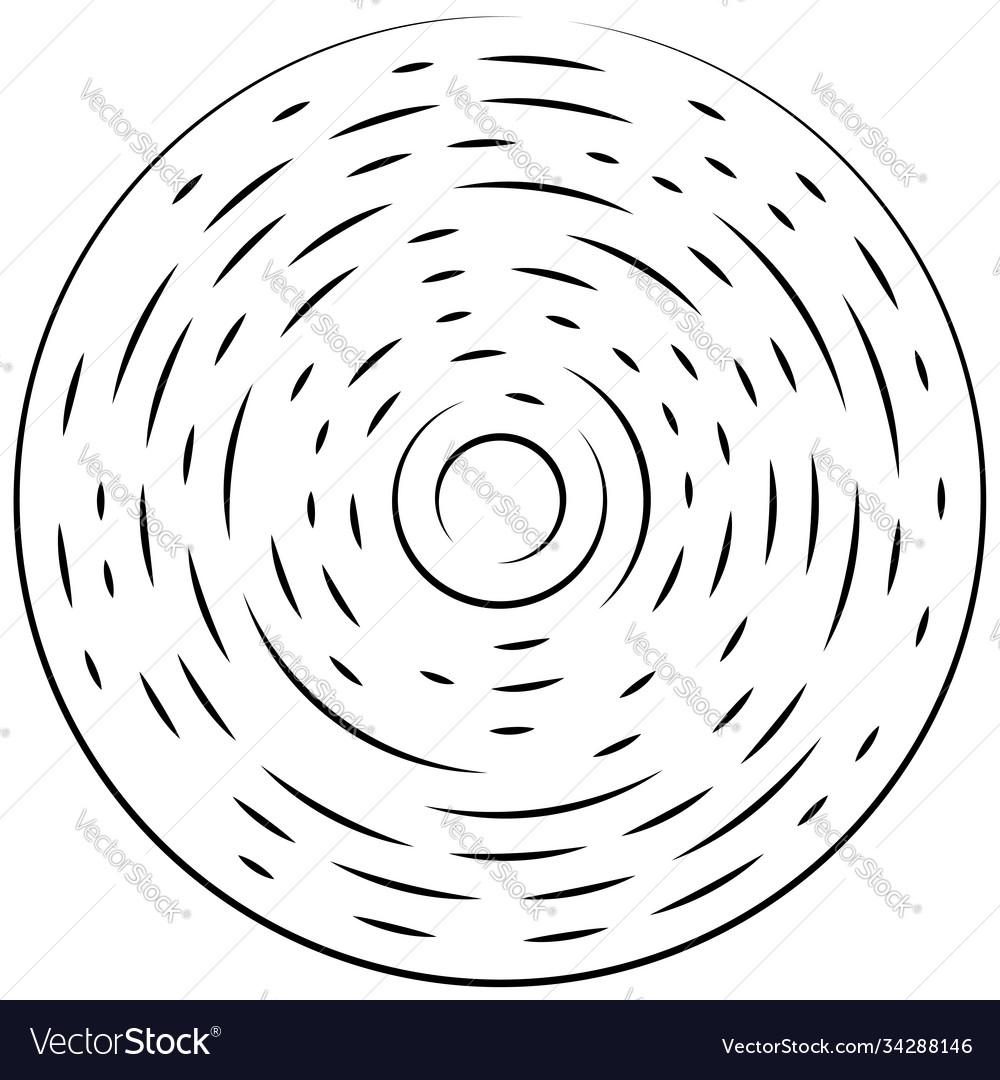 Radial radiating lines abstract burst element