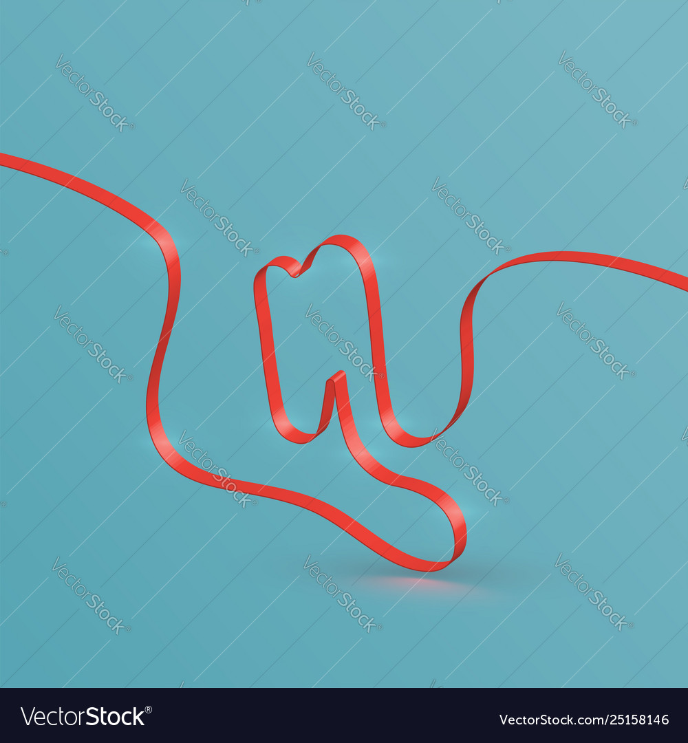 Realistic ribbon font from a typeset vector image Realistic ribbon font from a typeset