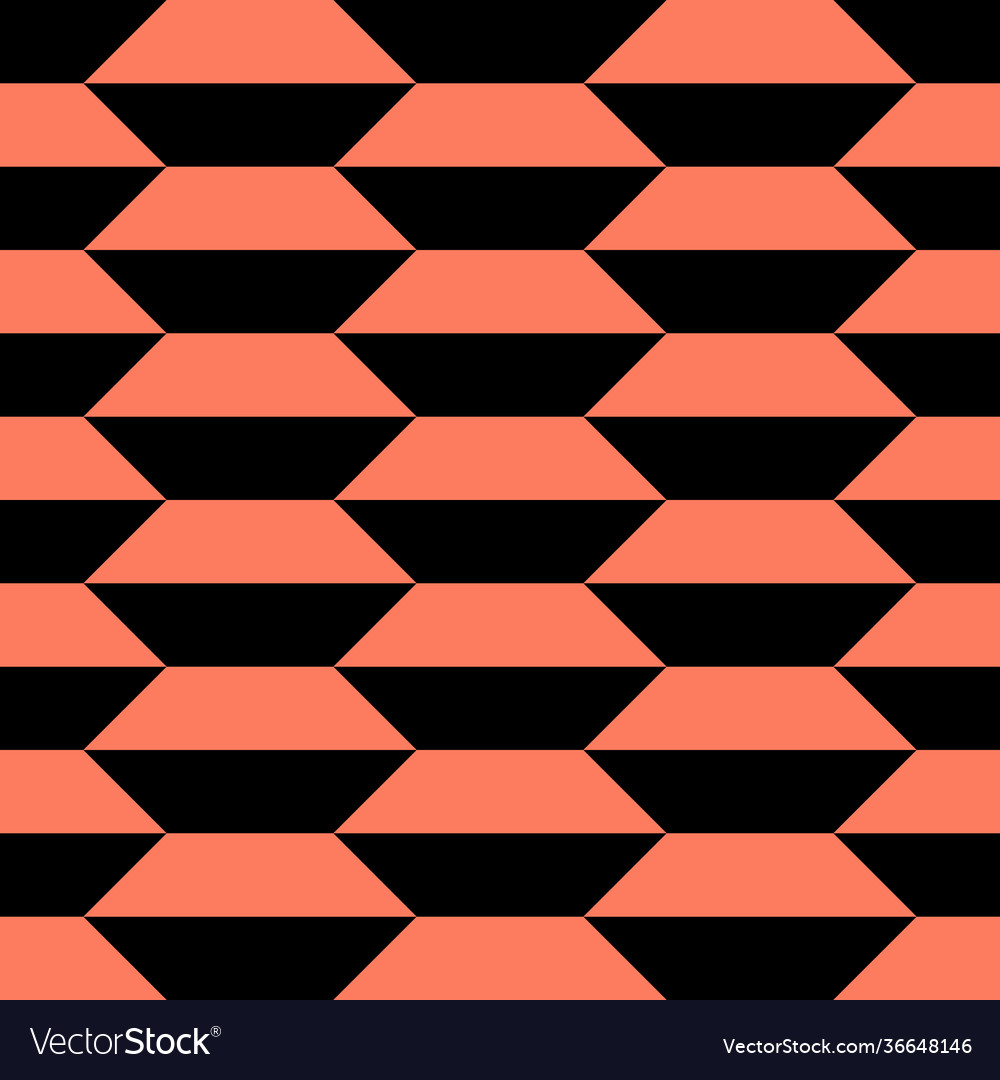 Seamless pattern with geometric shapes tiling