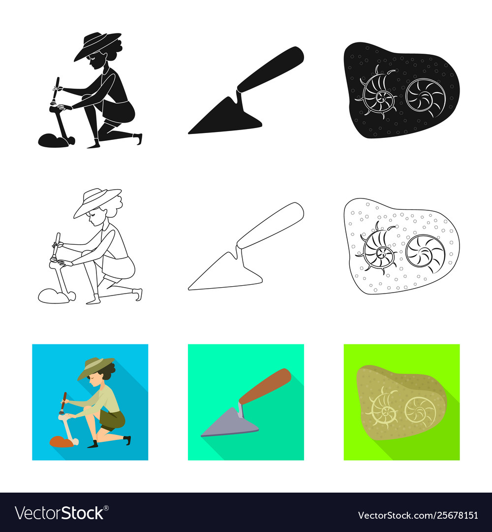 Design story and items icon collection Vector Image Design story and items icon collection