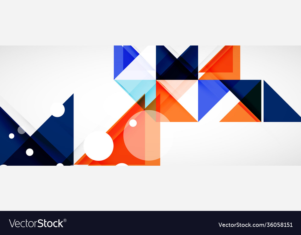Geometric abstract background techno color