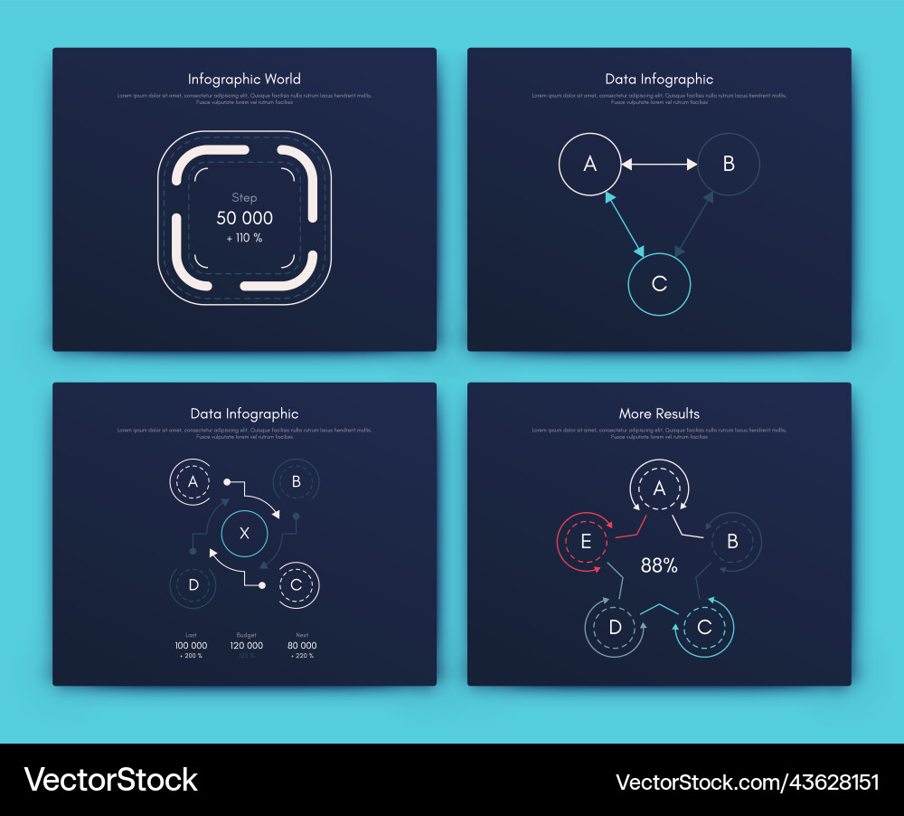Graphics infographics with mobile phone template Vector Image