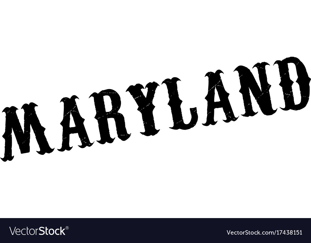 Maryland rubber stamp