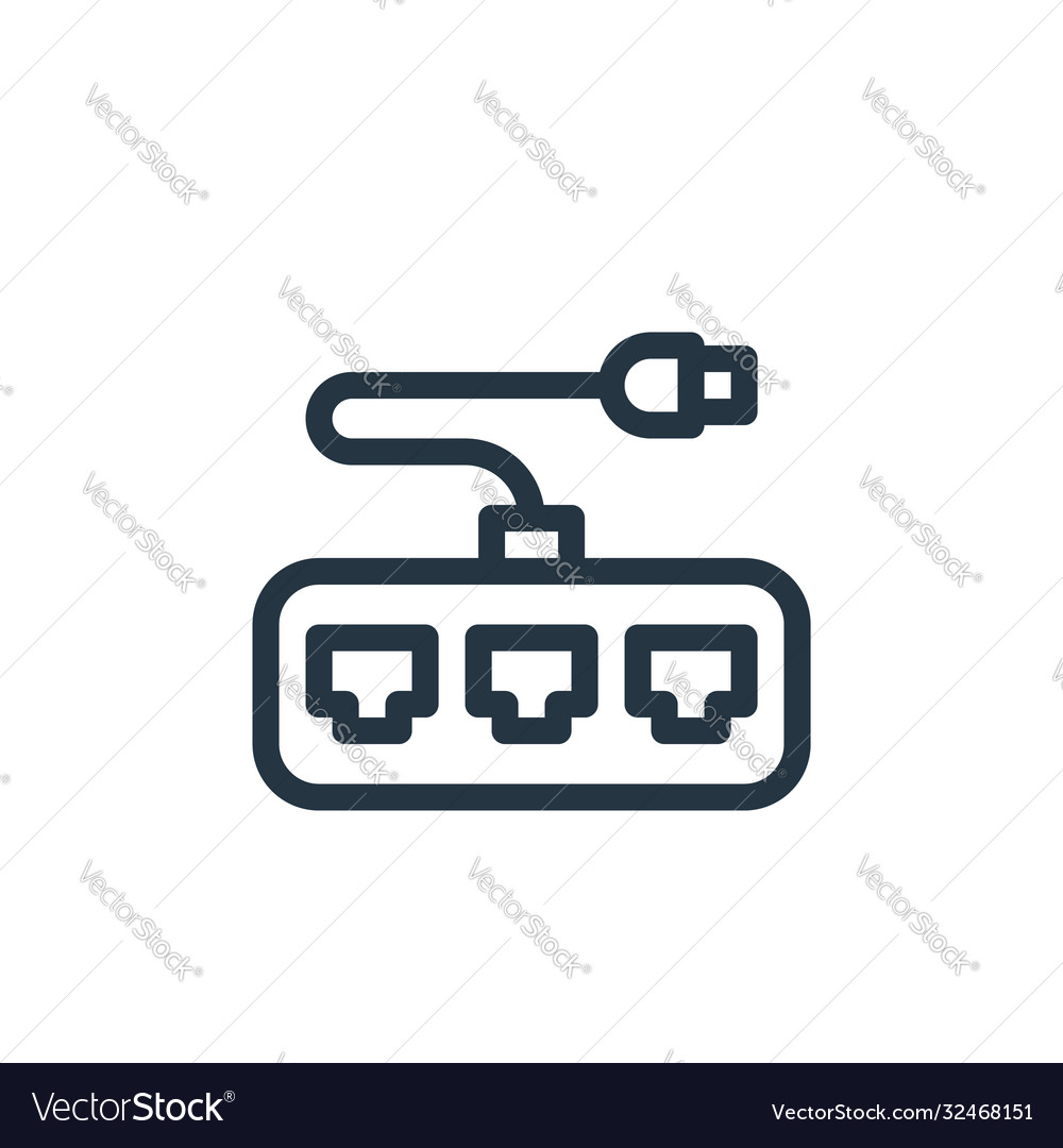 Plug and socket icon editable