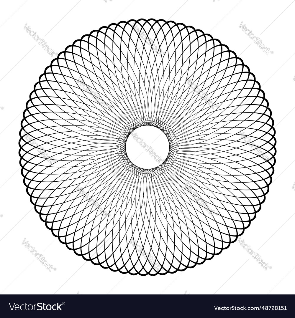 Radial circle design element