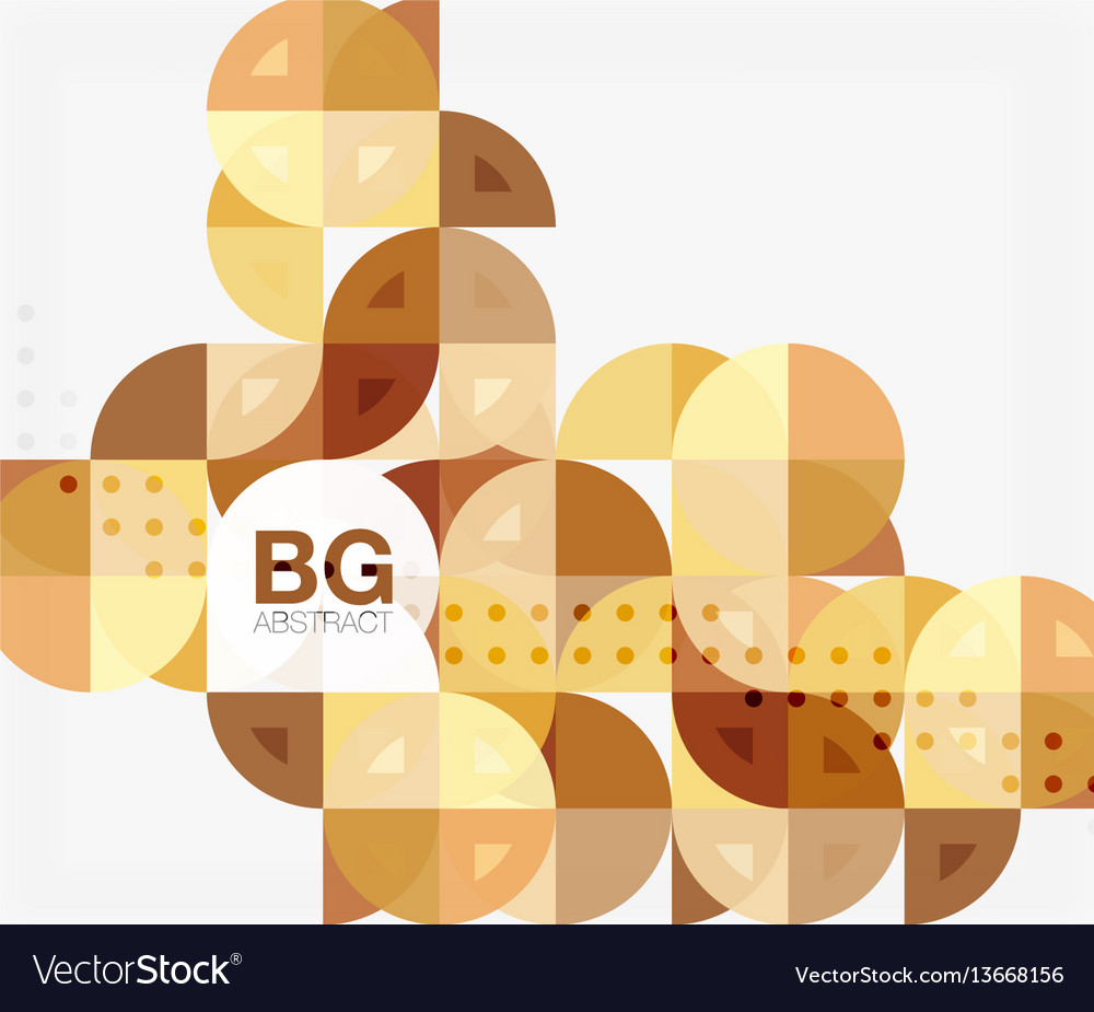 Abstract background of circle elements