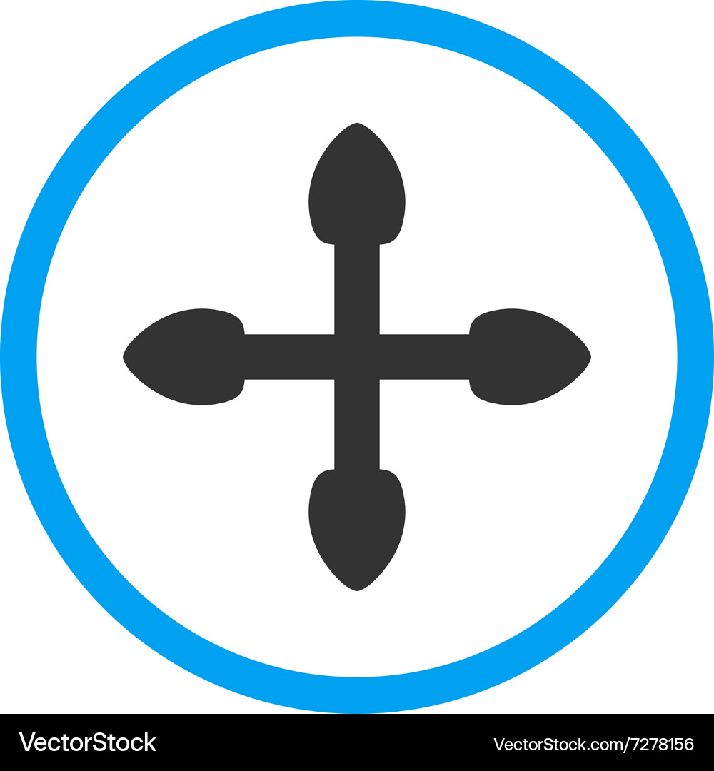 Arrows flat icon Royalty Free Vector Image - VectorStock
