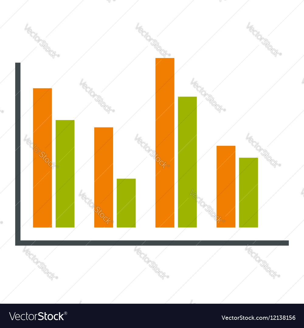 Computer diagram infographics flat style Vector Image