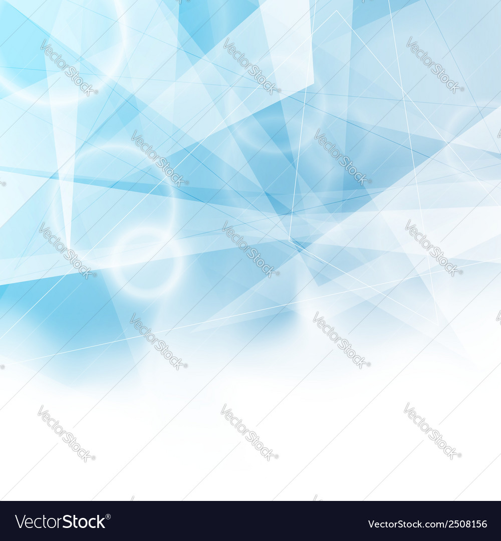 Triangular blue bokeh background folder