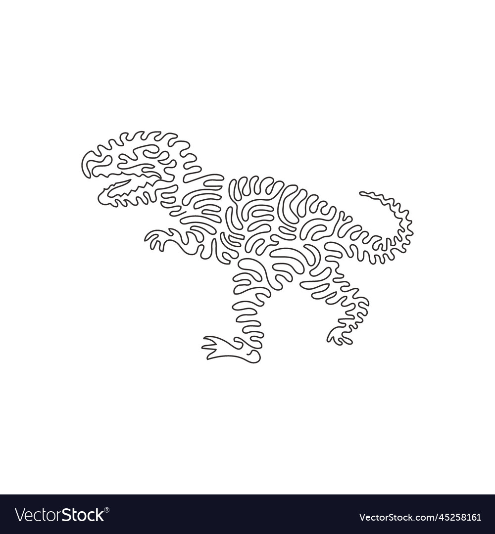 Continuous curve one line drawing of king Vector Image Continuous curve one line drawing of king