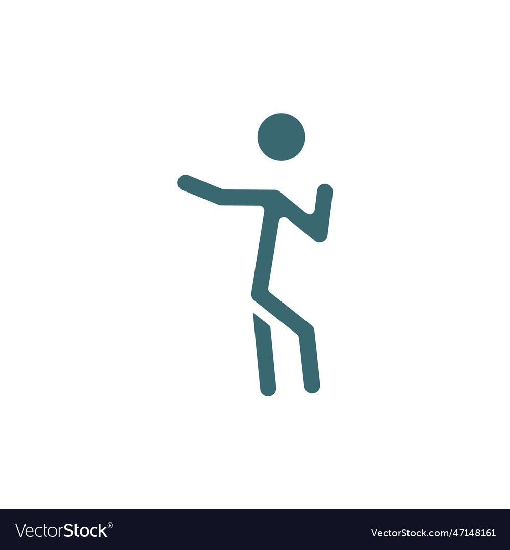 Dancing motion icon filled