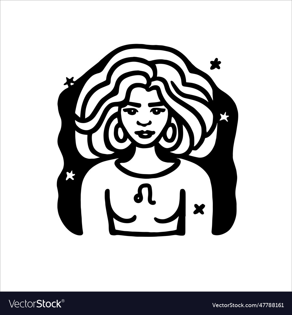 Leo star sign Royalty Free Vector Image - VectorStock