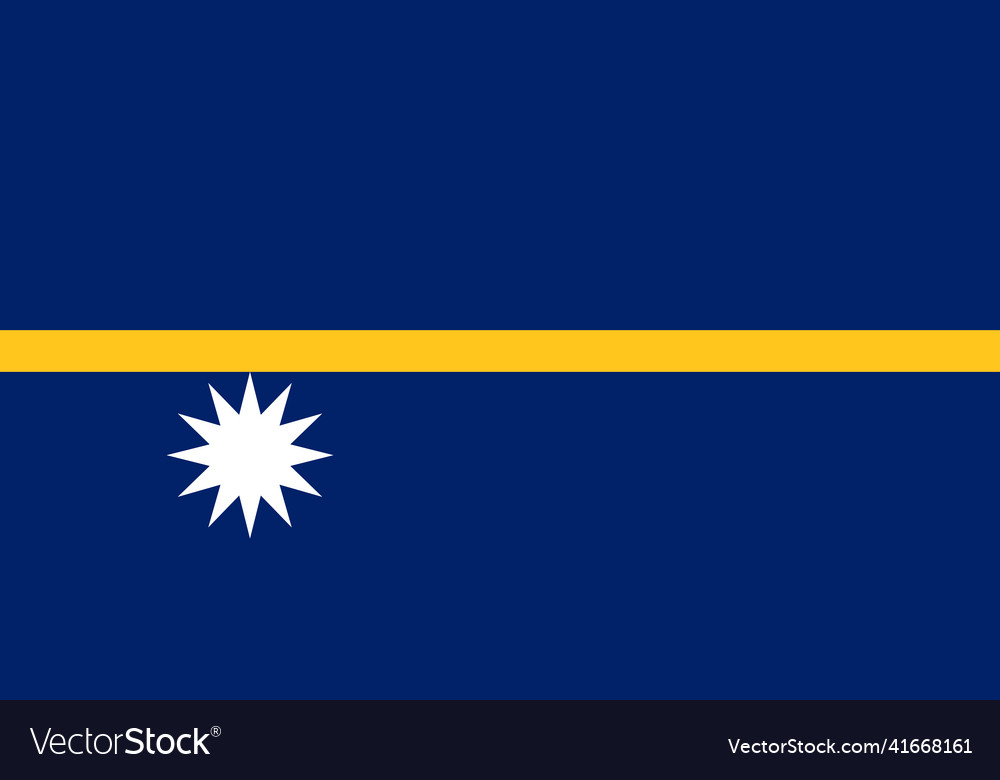 Nauru official flag of country