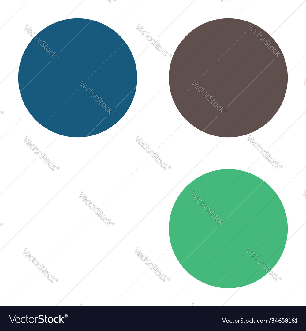 Random colorful circles design element