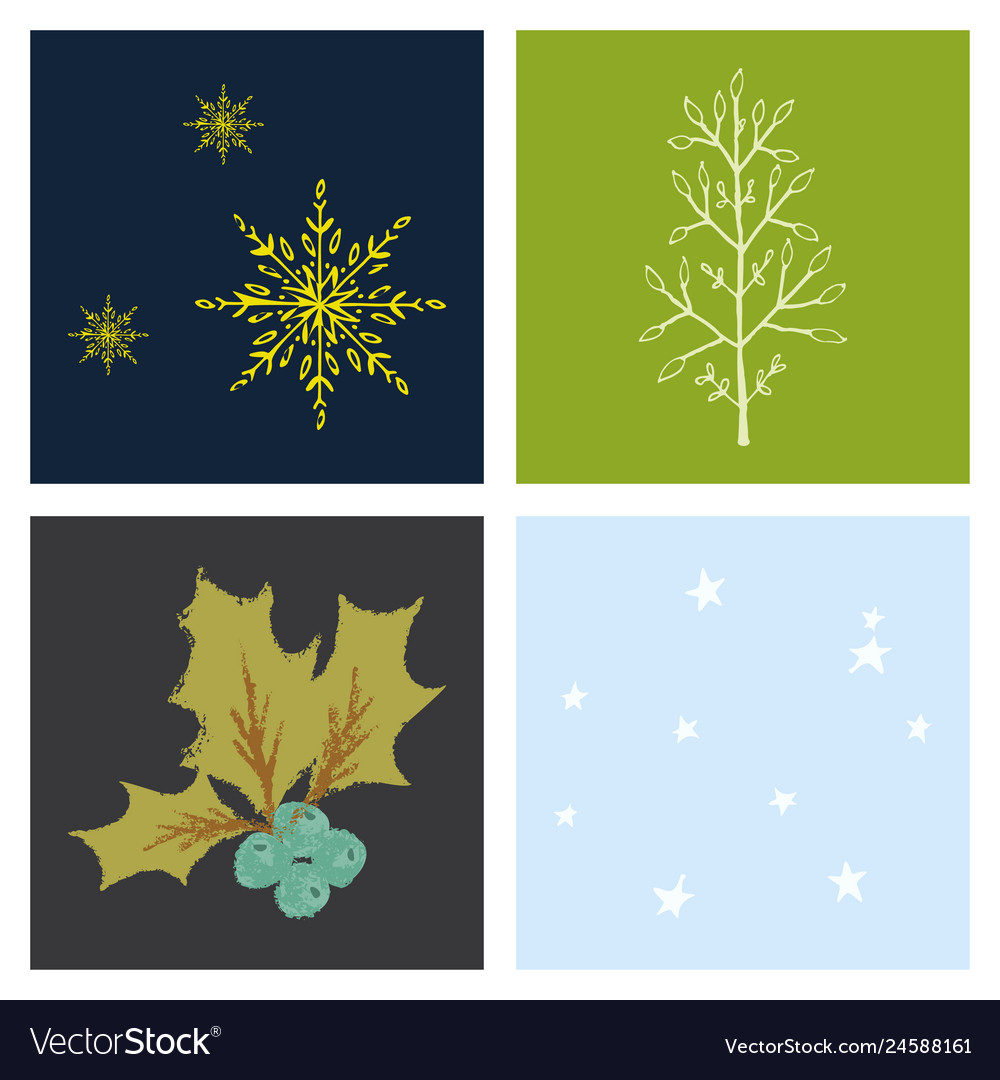 Set of snowflake icon sign design red background