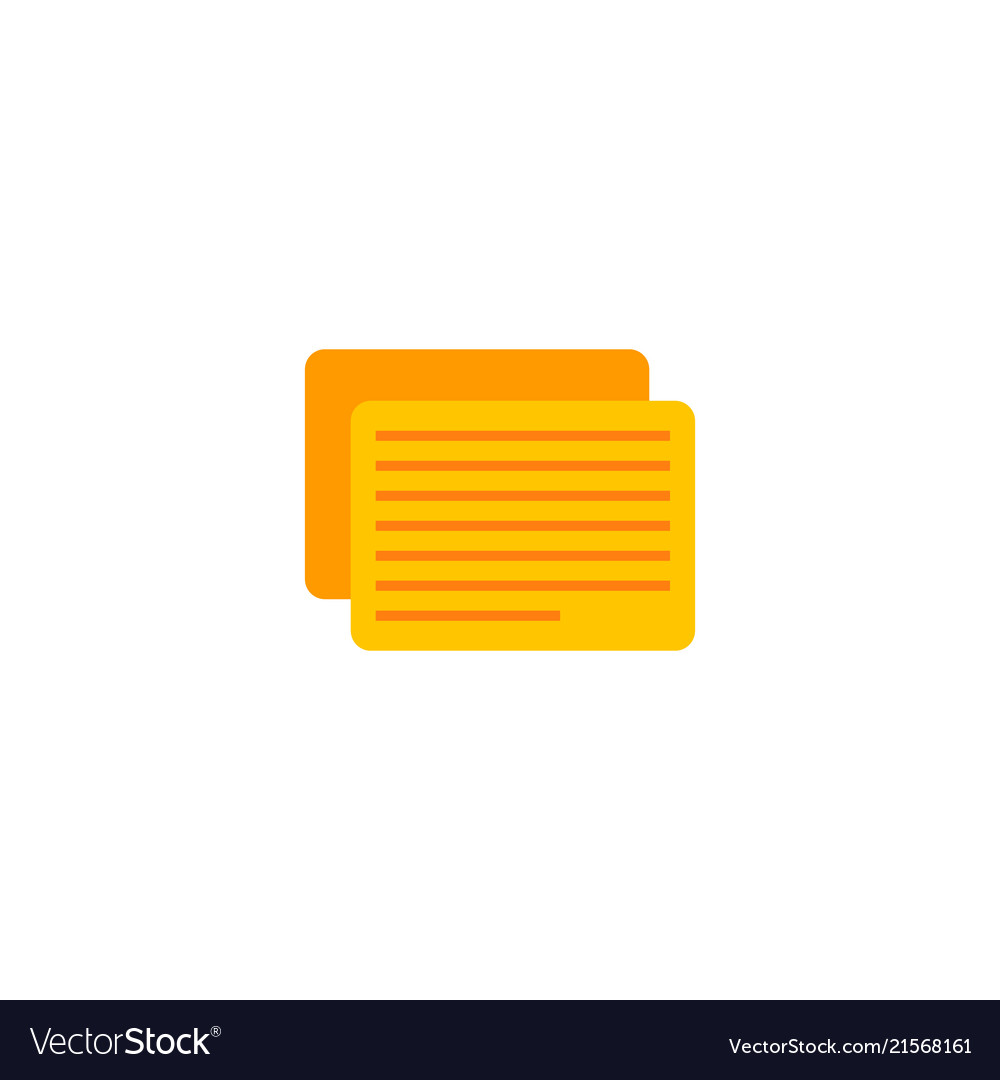 Task icon flat element vector image Task icon flat element