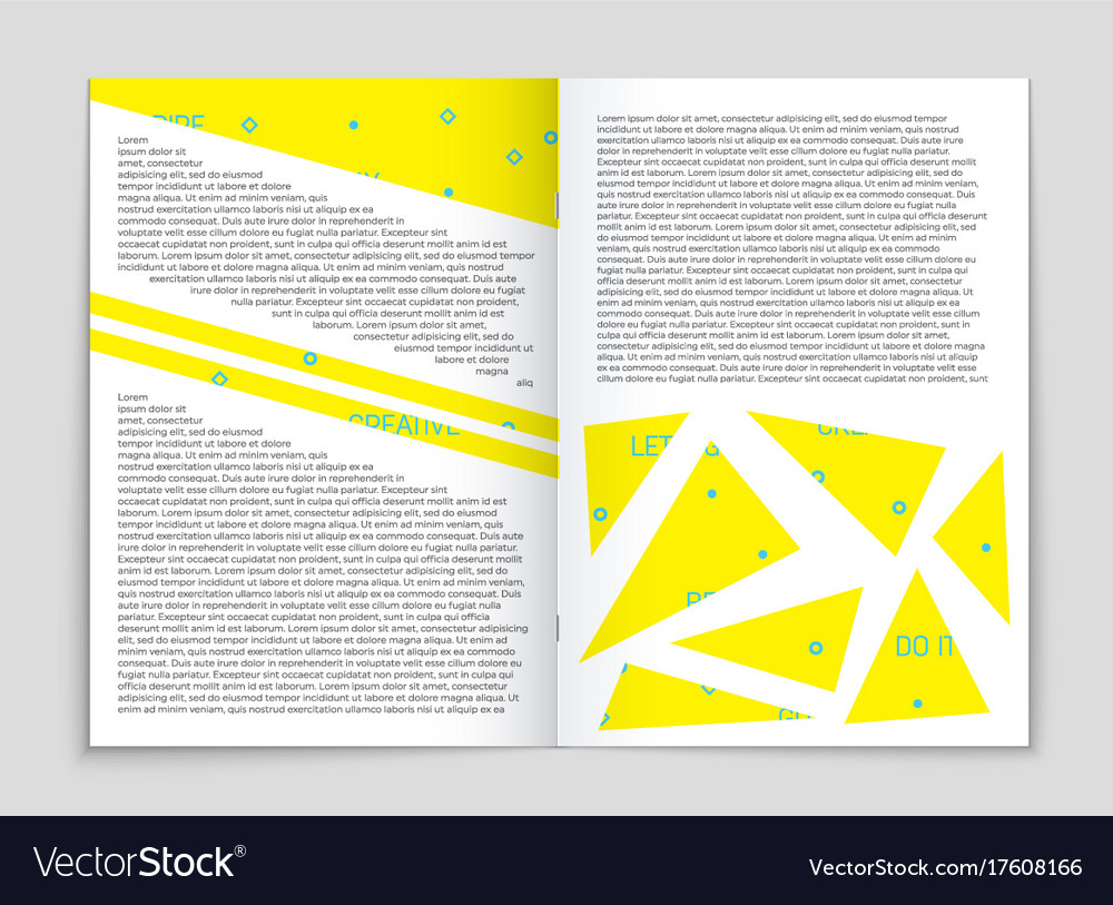 Abstract layout background set for art