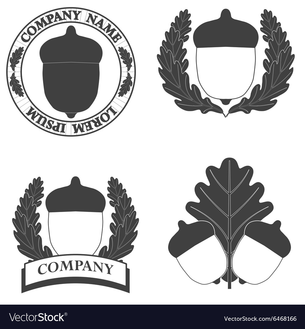 Acorn Wreath Logos