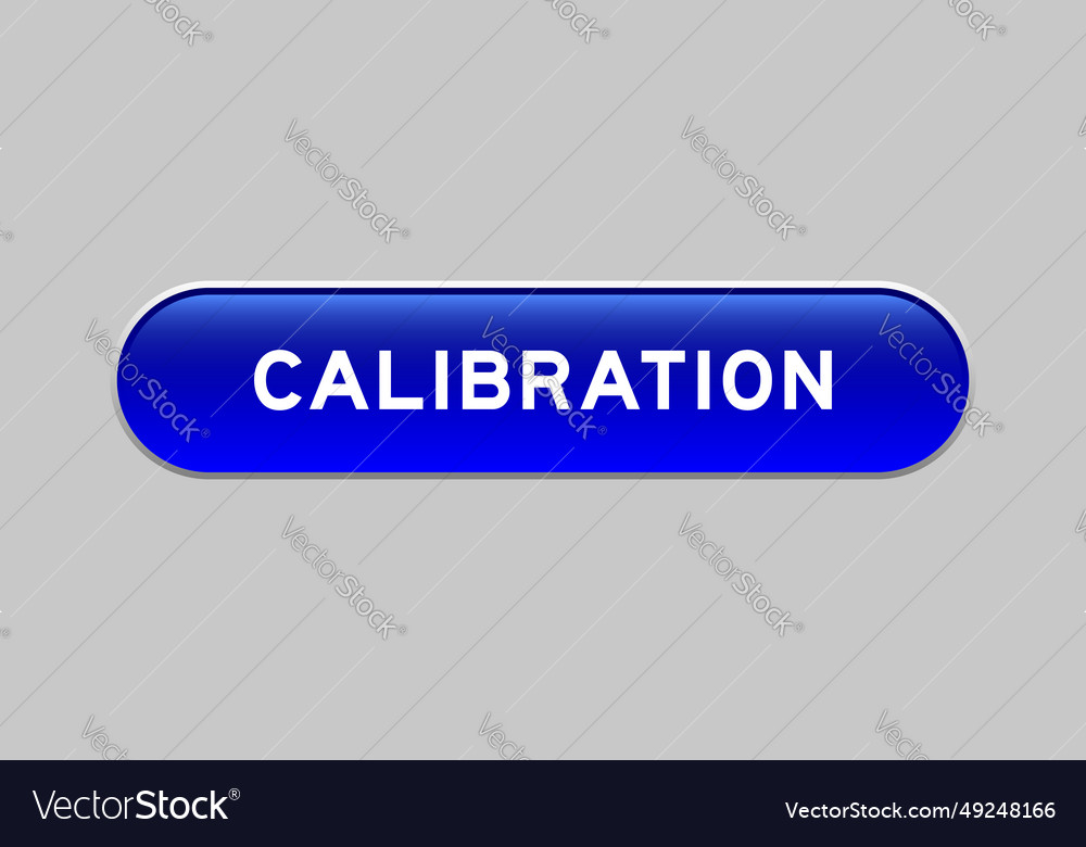 Blue color capsule shape button with word vector image Blue color capsule shape button with word