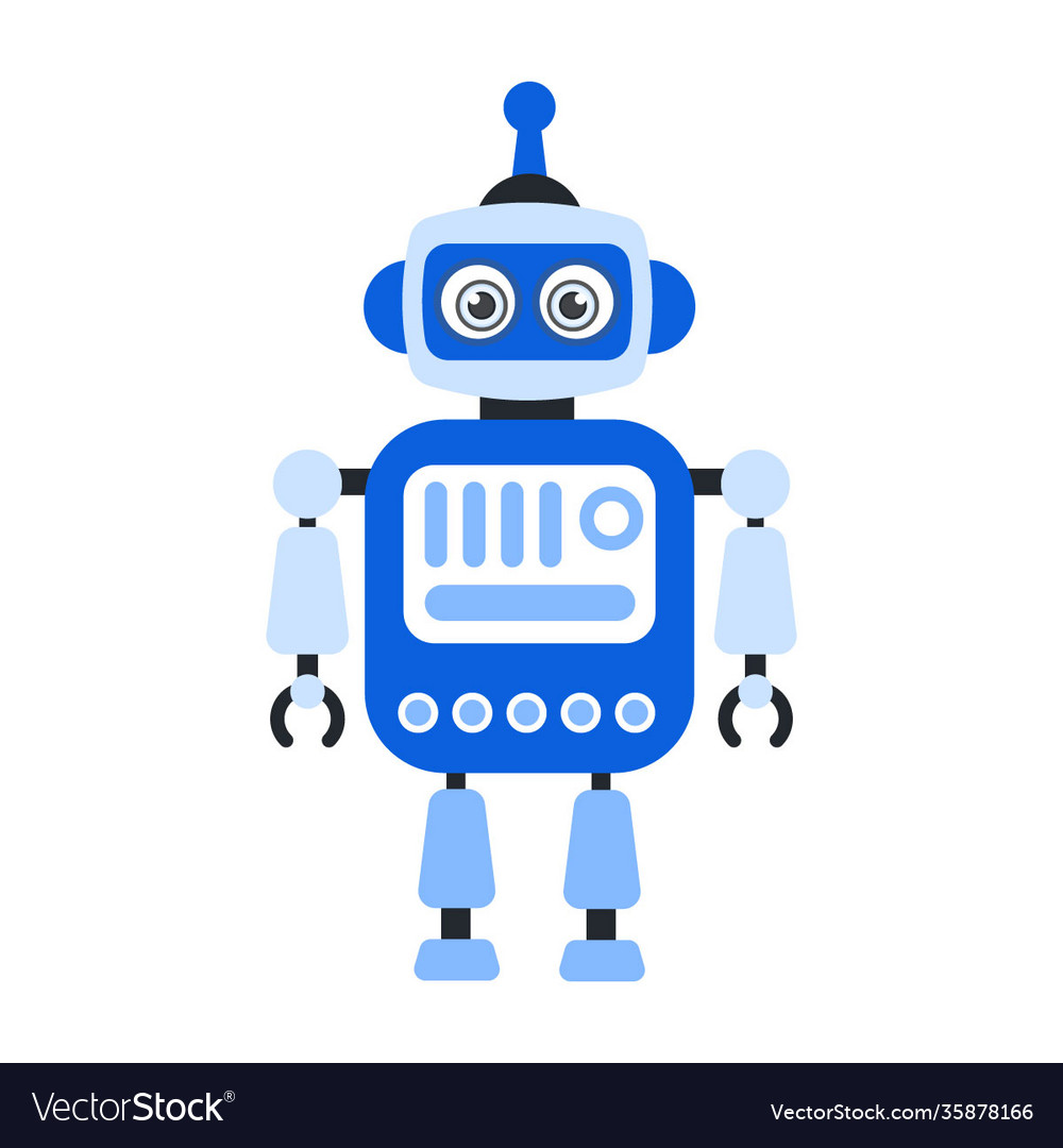 Charged humanoid Royalty Free Vector Image - VectorStock