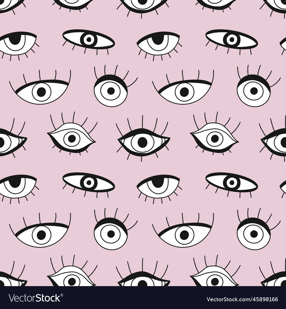 Eye seamless pattern