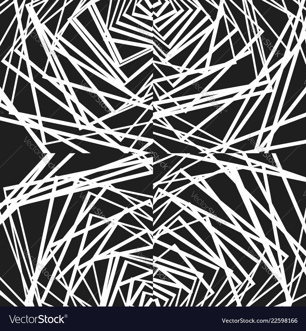 Geometric s with random edgy irregular lines Vector Image Geometric s with random edgy irregular lines