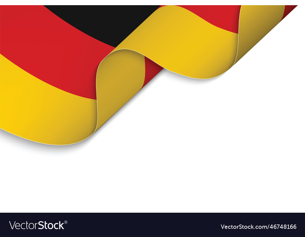 German Flag Waving Banner