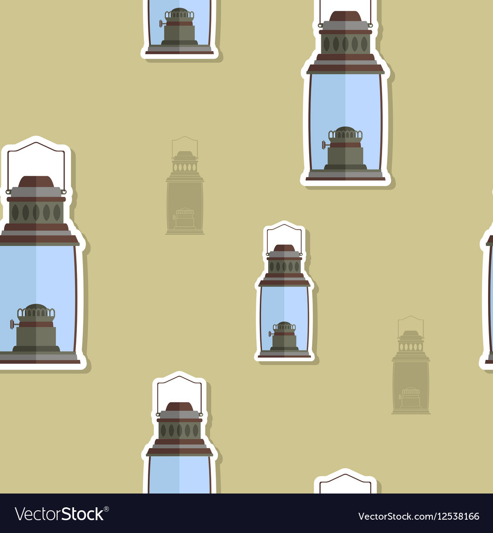 Seamless pattern with lanterns