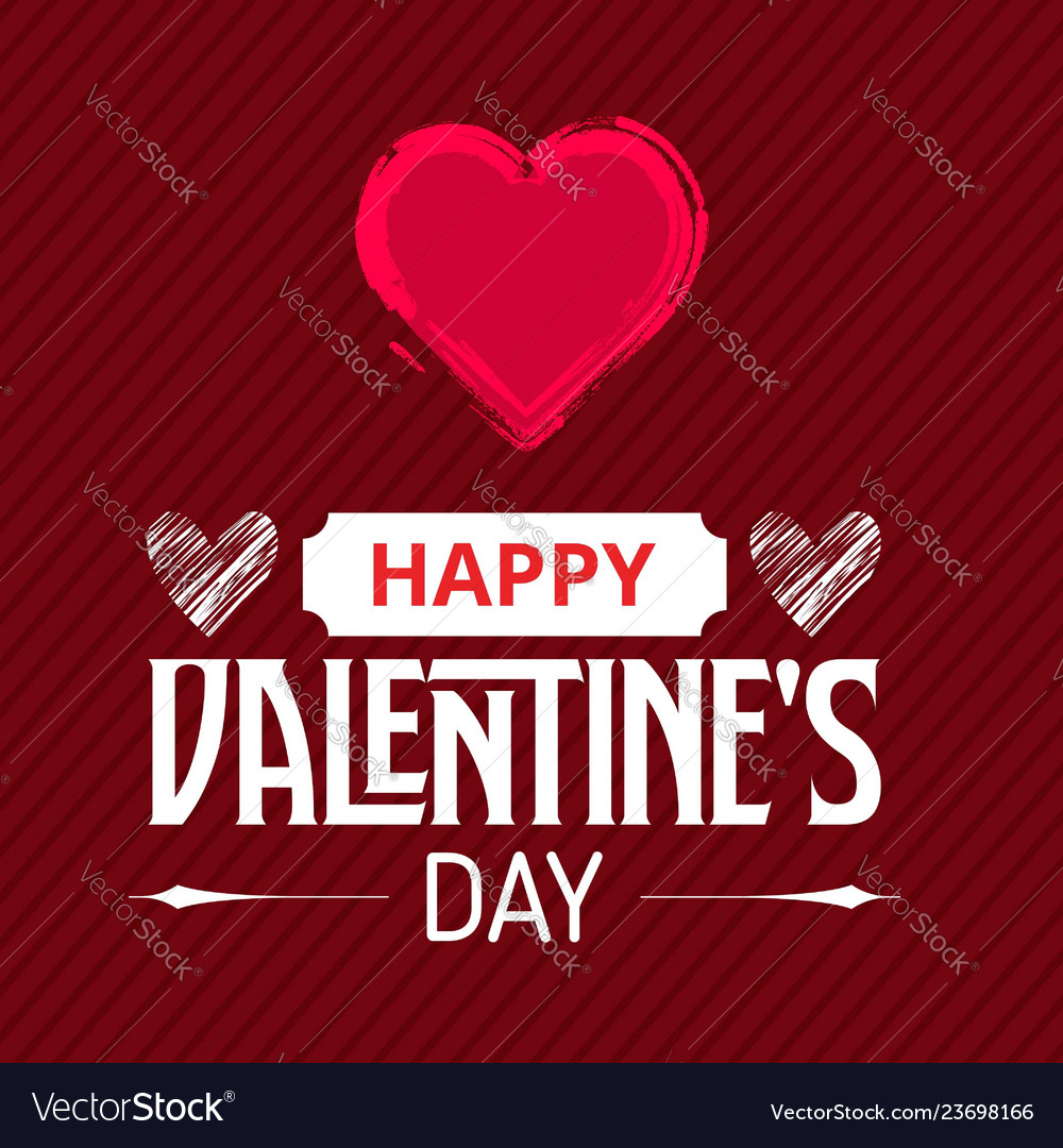 Valentines day background with icon set pattern Vector Image Valentines day background with icon set pattern