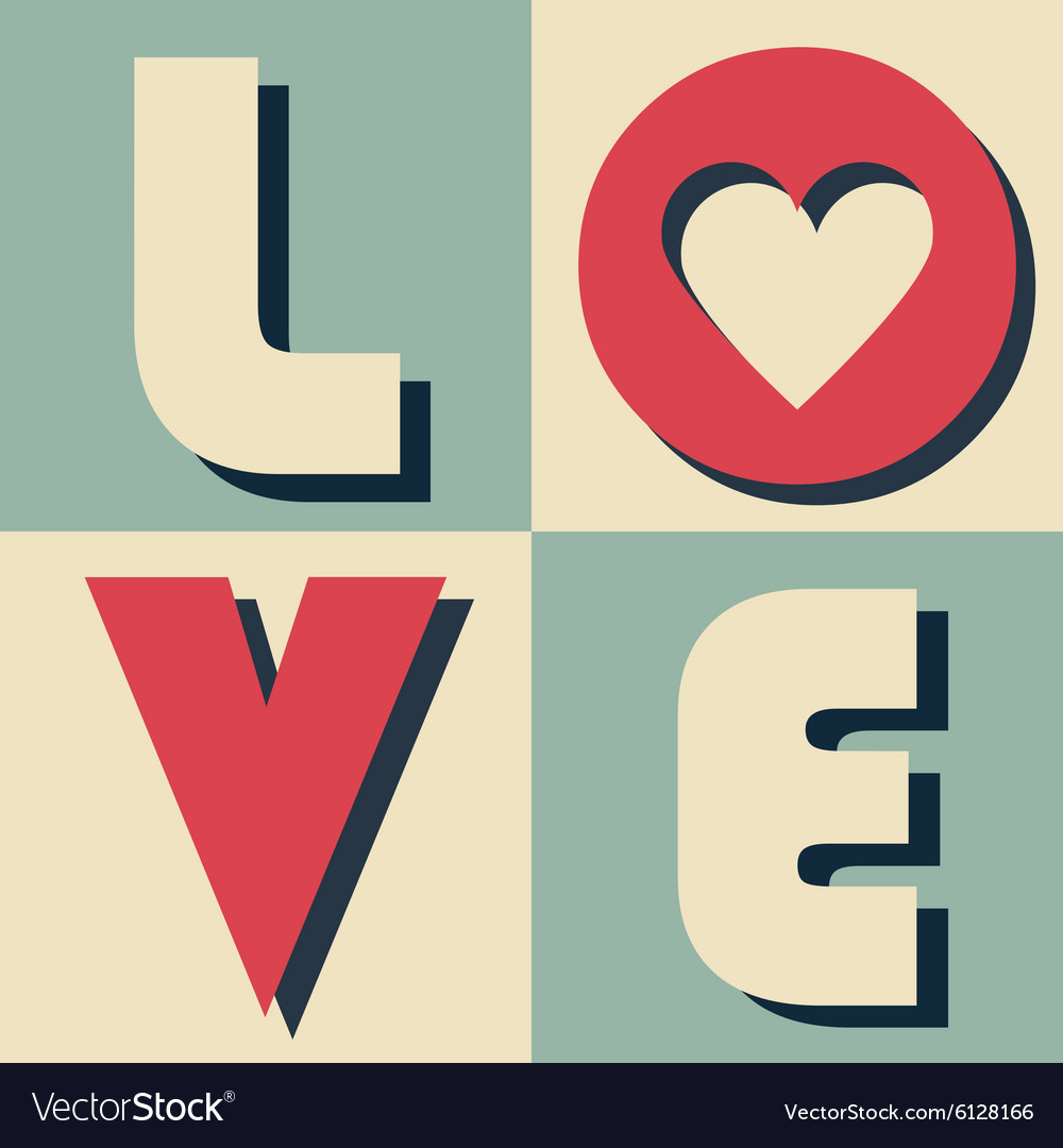 Valentines day design element