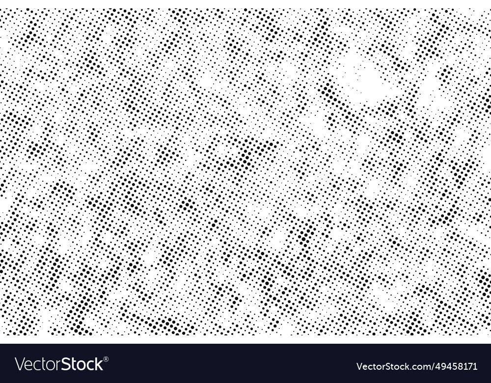 Black dots pattern effect halftone texture